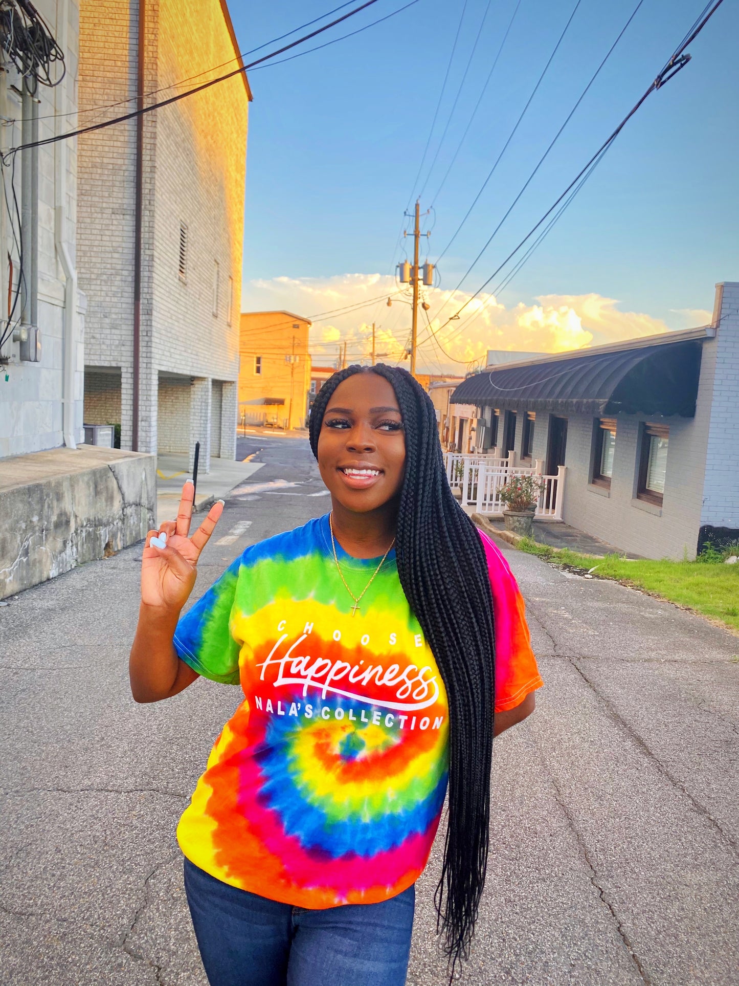 Choose Happiness Tee X Nala's Collection